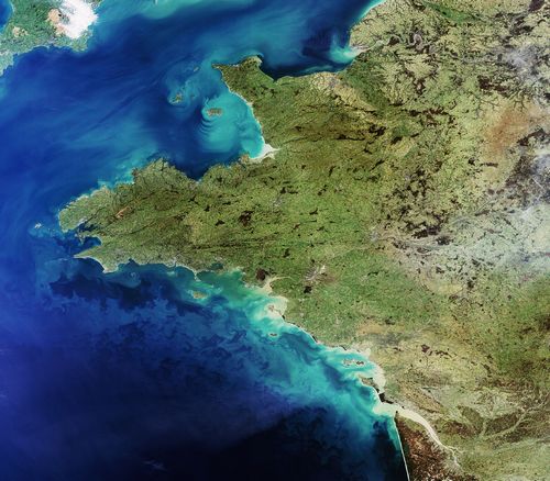 La Terre vue de l'Espace : l’ouest de la France
