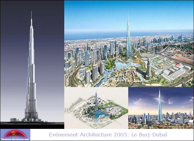 Evénement Architecture 2005: Le Burj Dubaï