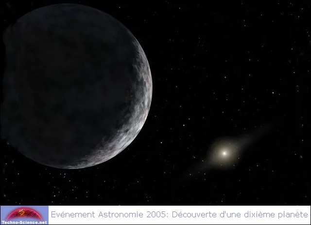 Evénement Astronomie 2005: Découverte d'une dixième planète