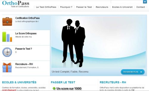 OrthoPass: testez votre niveau de français