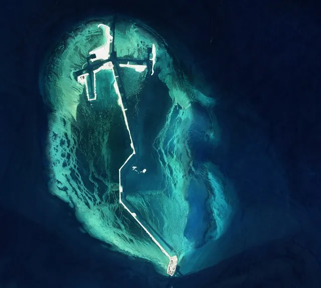 L’île de l’Or Noir vue de l’espace