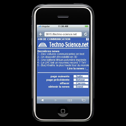 Lorsque la téléphonie mobile s'inspire du Minitel - MAJ