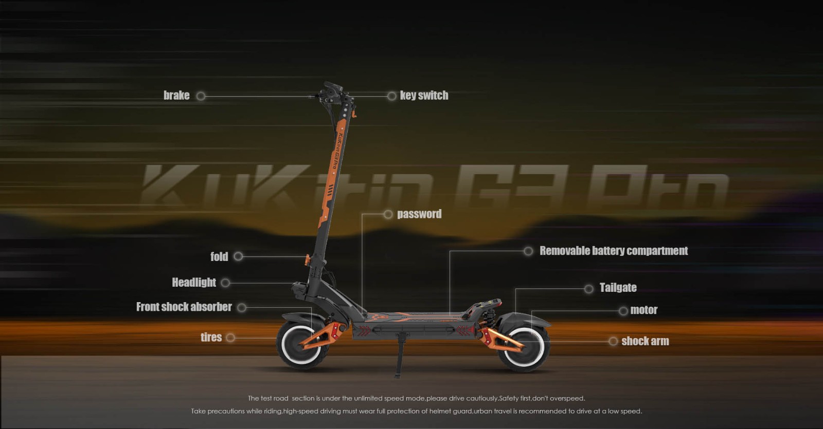 1162.81 euros la surpuissante trottinette électrique KuKirin G3 Pro version 2024 (2400W - 65 km/h) avec ce code promo