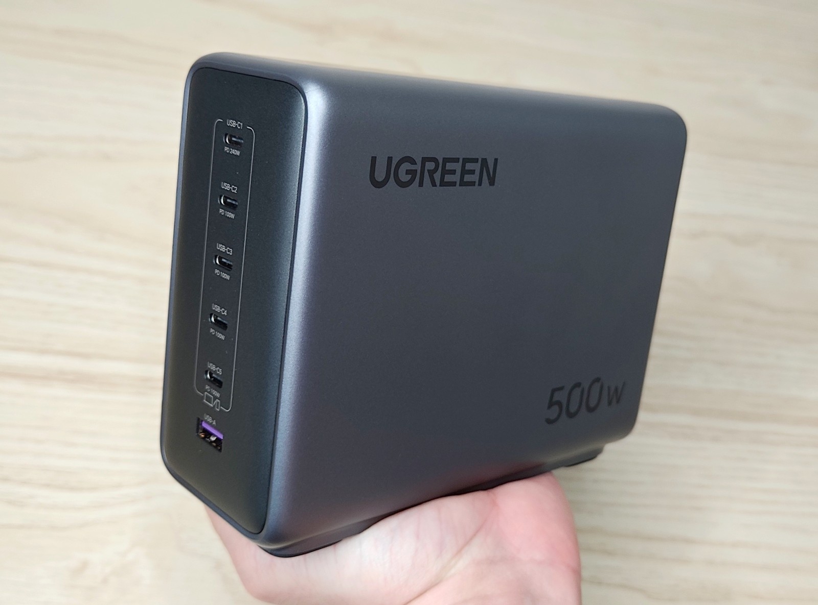 Enorme: un chargeur de 500W chez UGREEN, actuellement en promotion