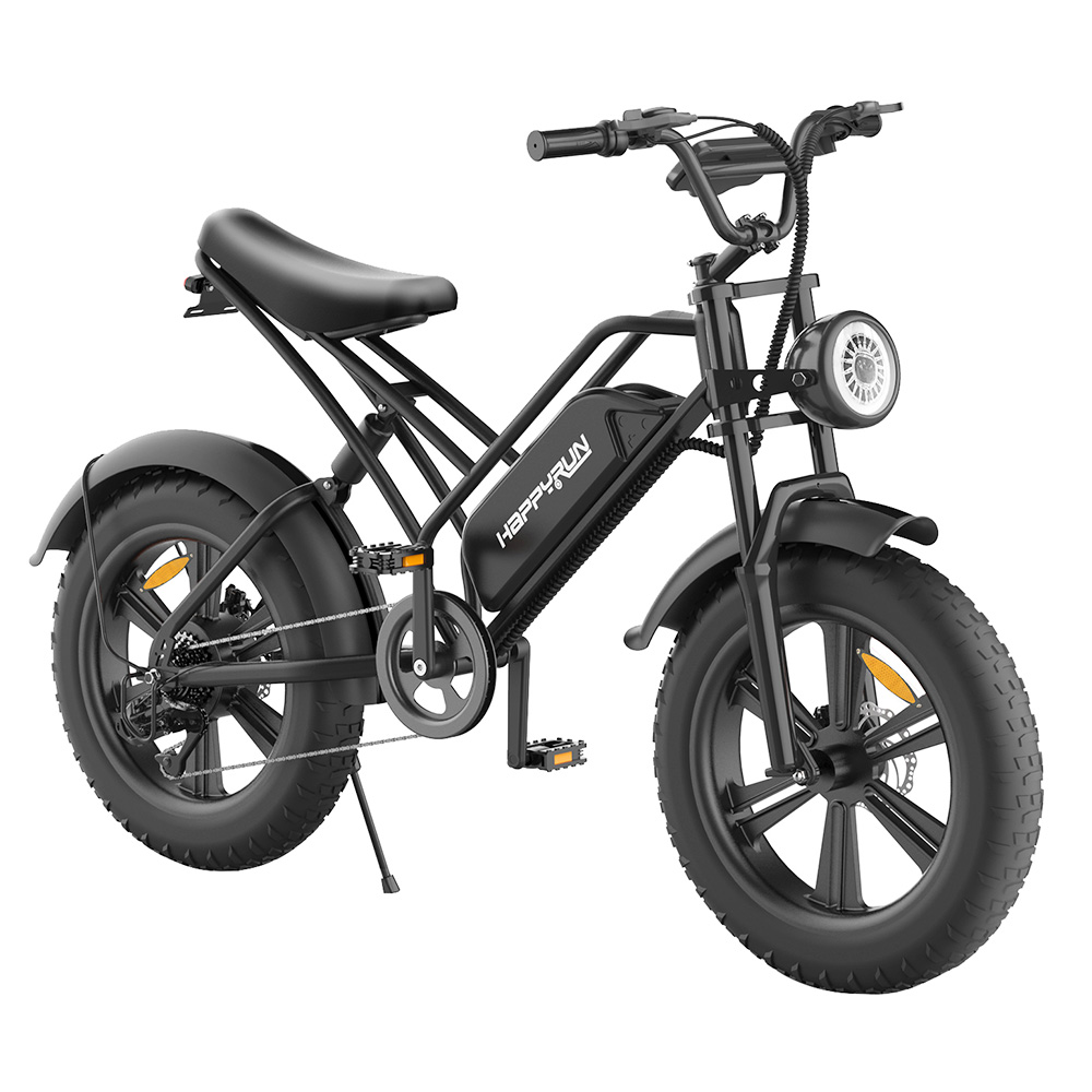 Un spectaculaire coupon sur le puissant vélo électrique HAPPYRUN HR-G50 (Fat-Bike 45 km/h)