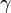 \gamma\