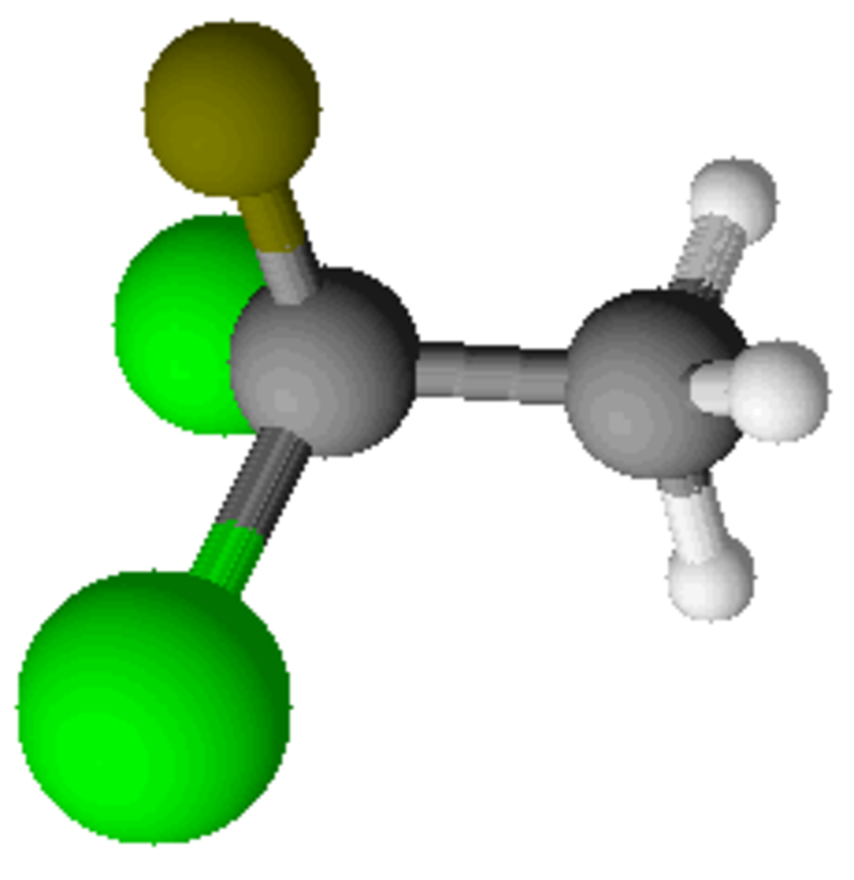 Structures du 1,1-dichloro-1-fluoroéthane