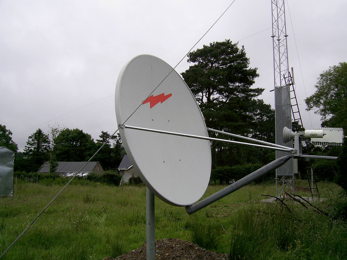 Montage VSAT, Le Parabole, l'OMT, le LNB, le BUC