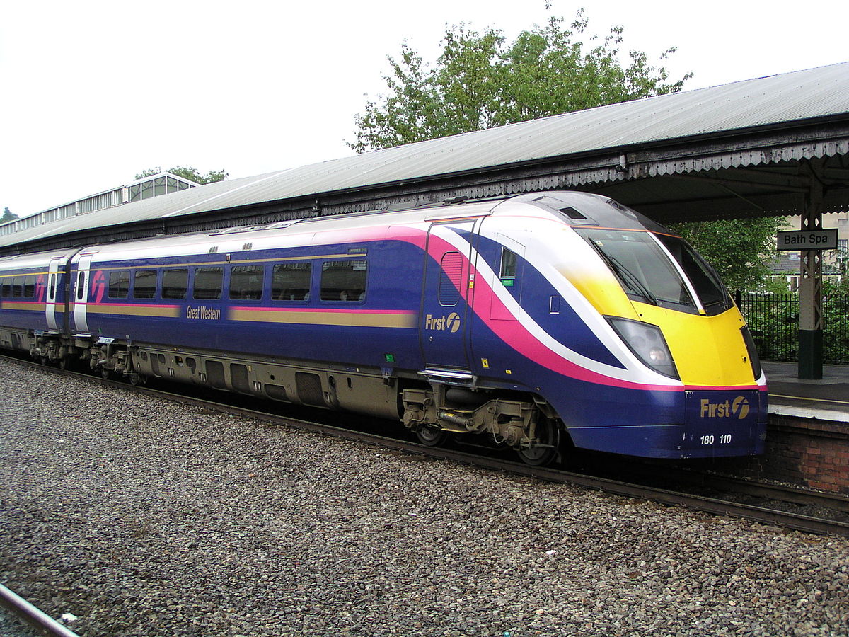 Rame classe 180 de First Great Western en gare de Bath Spa.