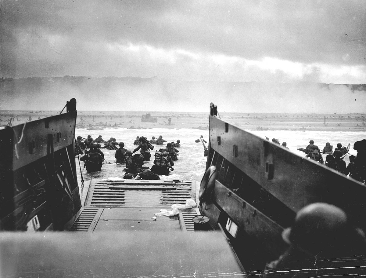 A Omaha Beach, le 6 juin 1944.