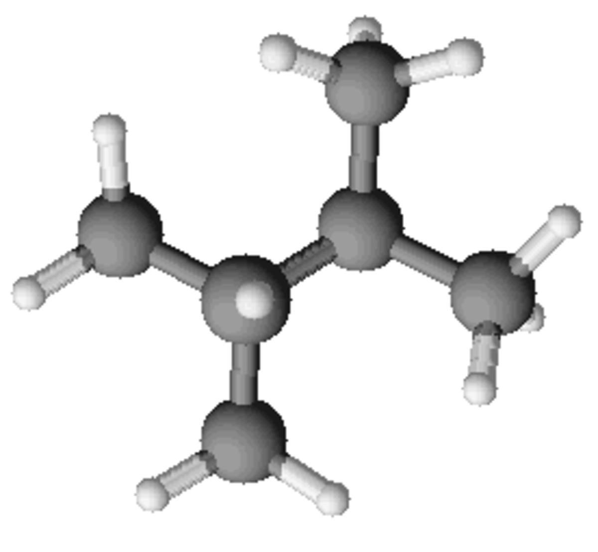 Représentations du 2,3-diméthylbutane