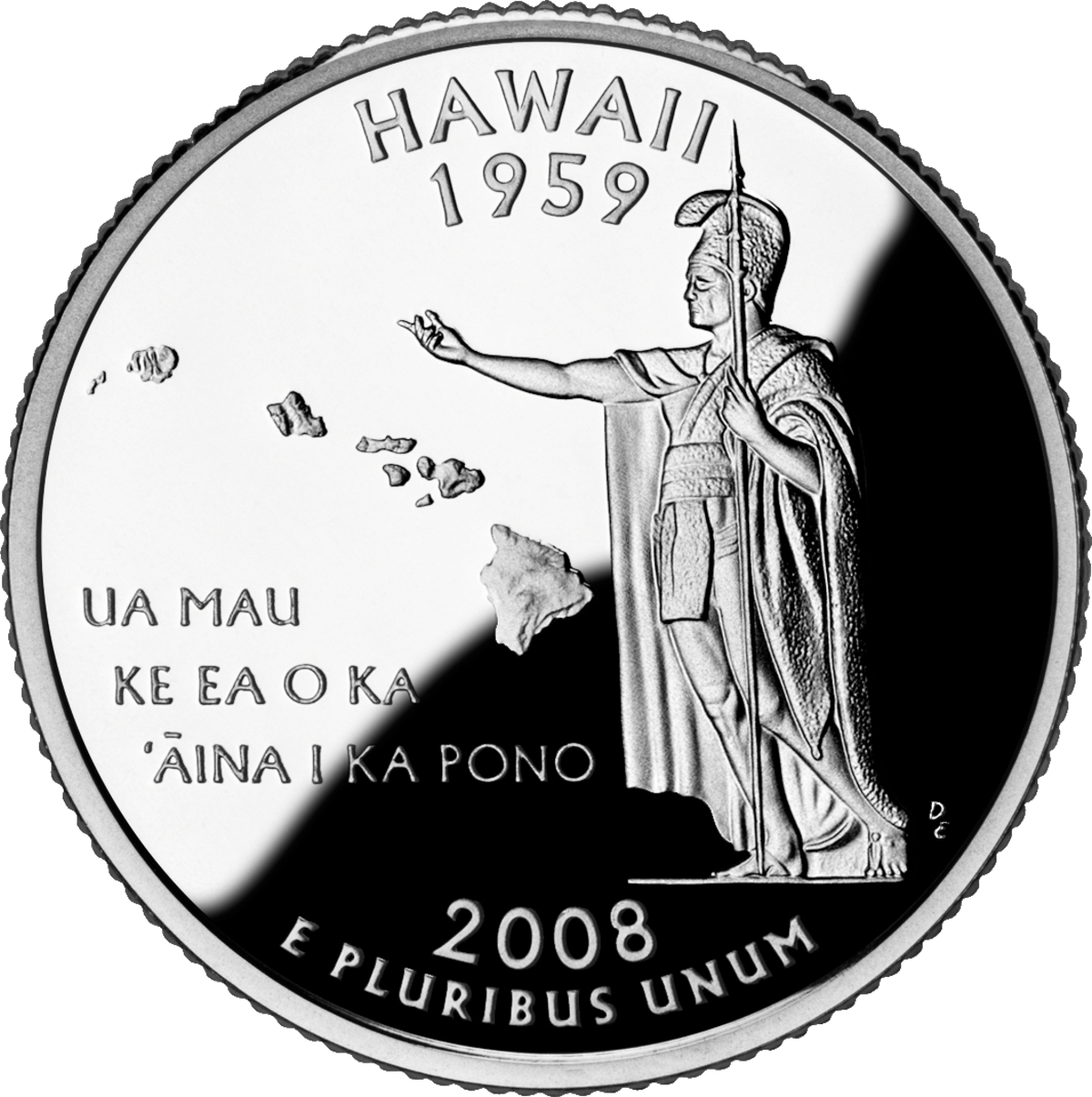 La pièce d'Hawaï.