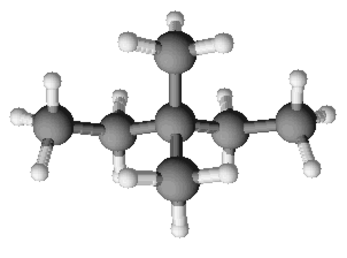 Représentations du 3,3-diméthylpentane