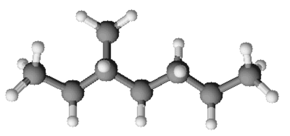 formule plane du 3-méthylheptane et représentation 3D du (S)-3-méthylheptane