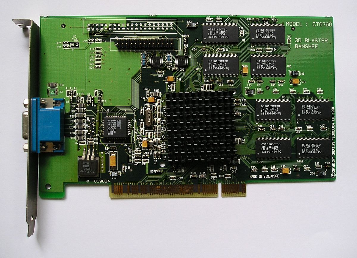 Une carte Voodoo Banshee