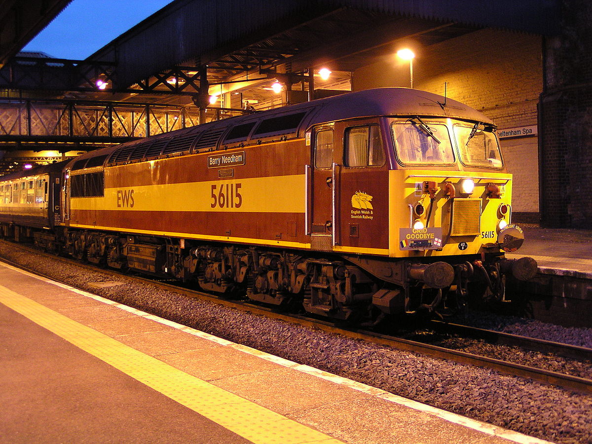 Locomotive n° 56115 sur un train railtour.