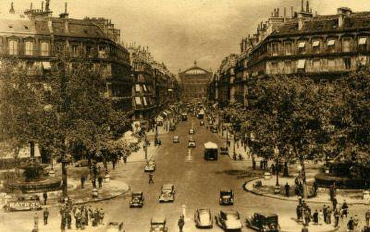L'avenue de l'Opéra en 1905