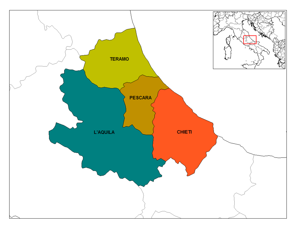 Liste des provinces italiennes par région