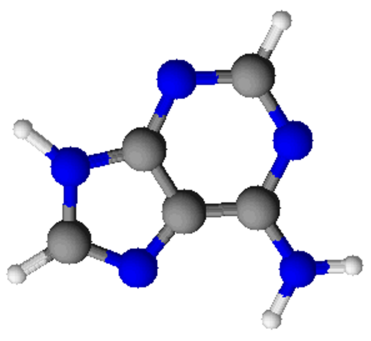 Structure de la 9H-Adénine