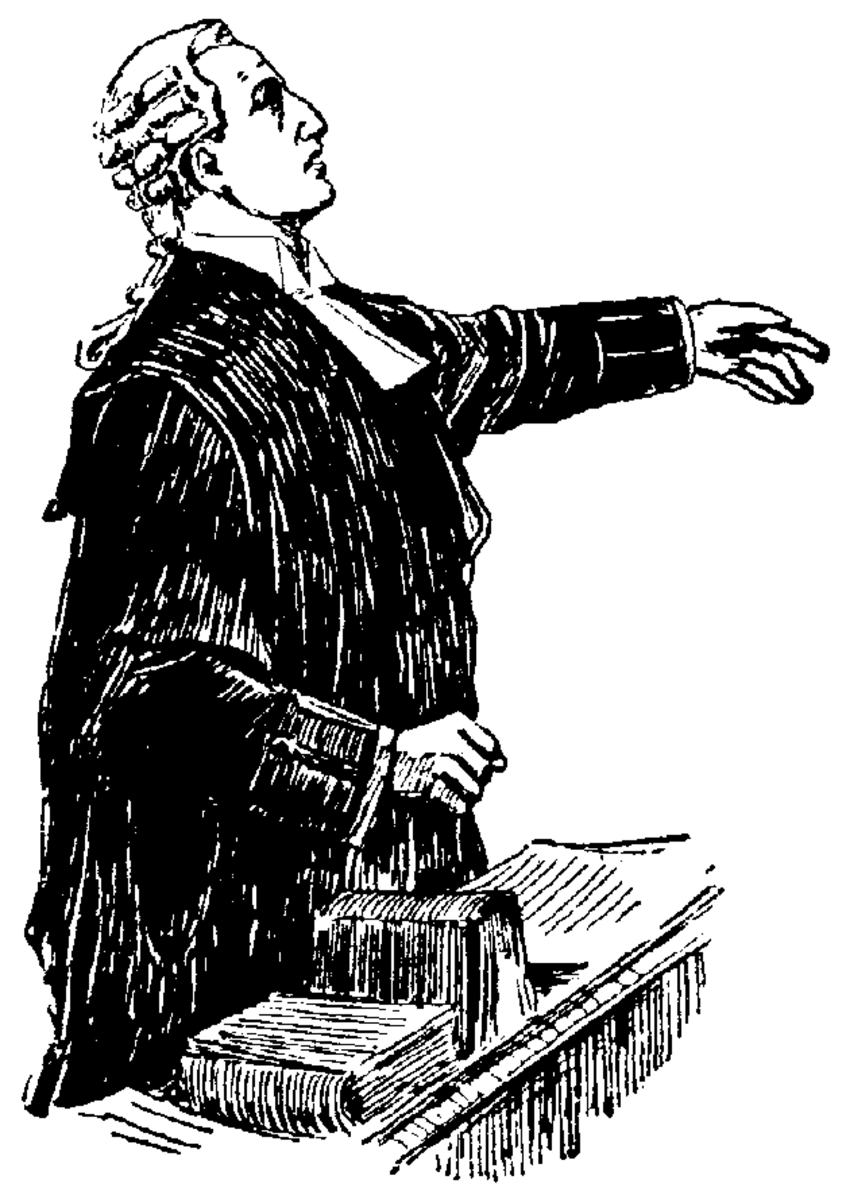Un barrister britannique