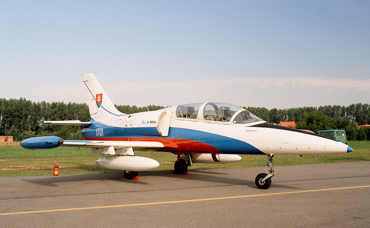 Aero L-39 ZA of Slovak Air Force (reg. 1701), static display, Radom AirShow 2005, Poland.jpg