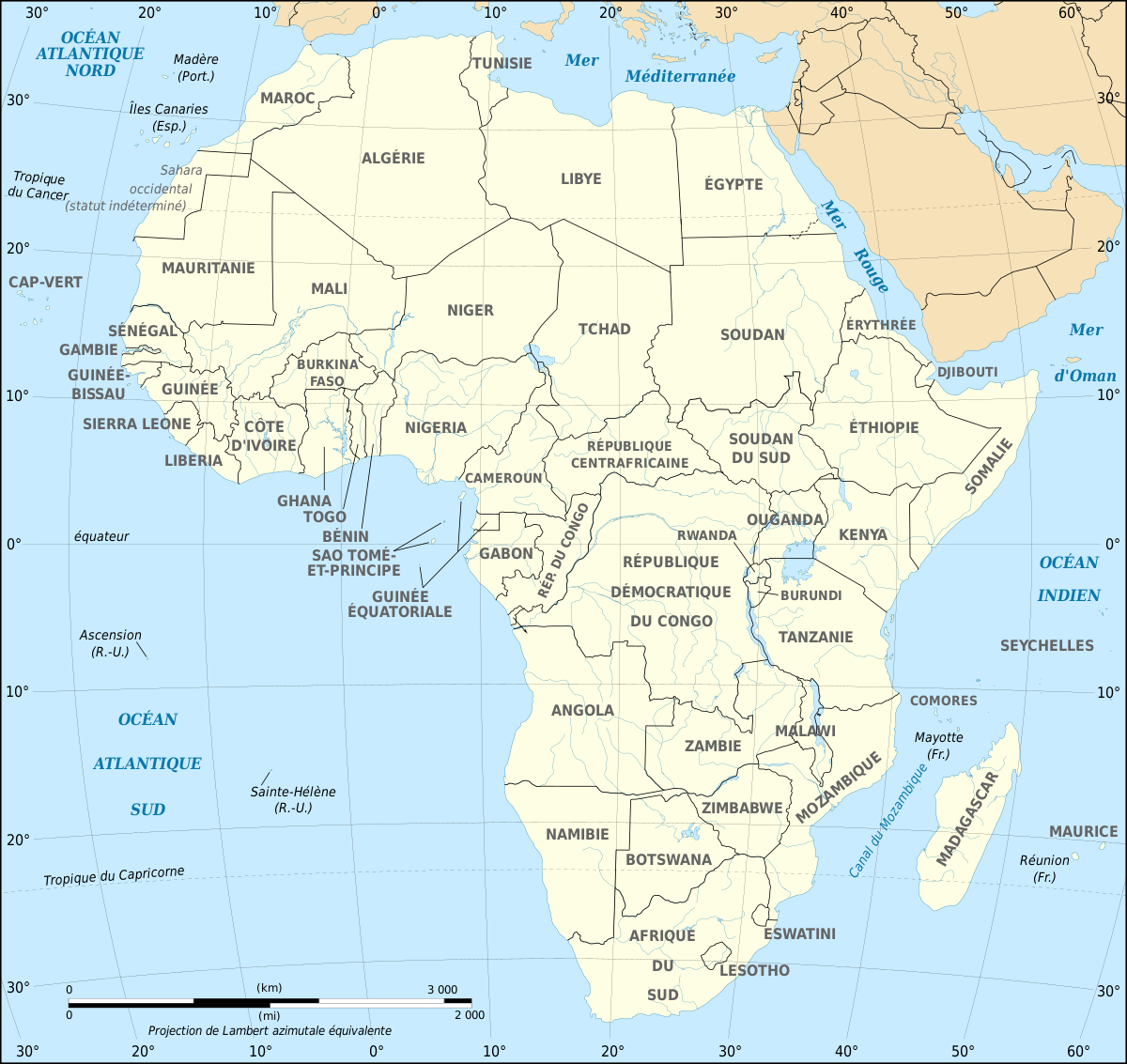 Géographie de l'Afrique