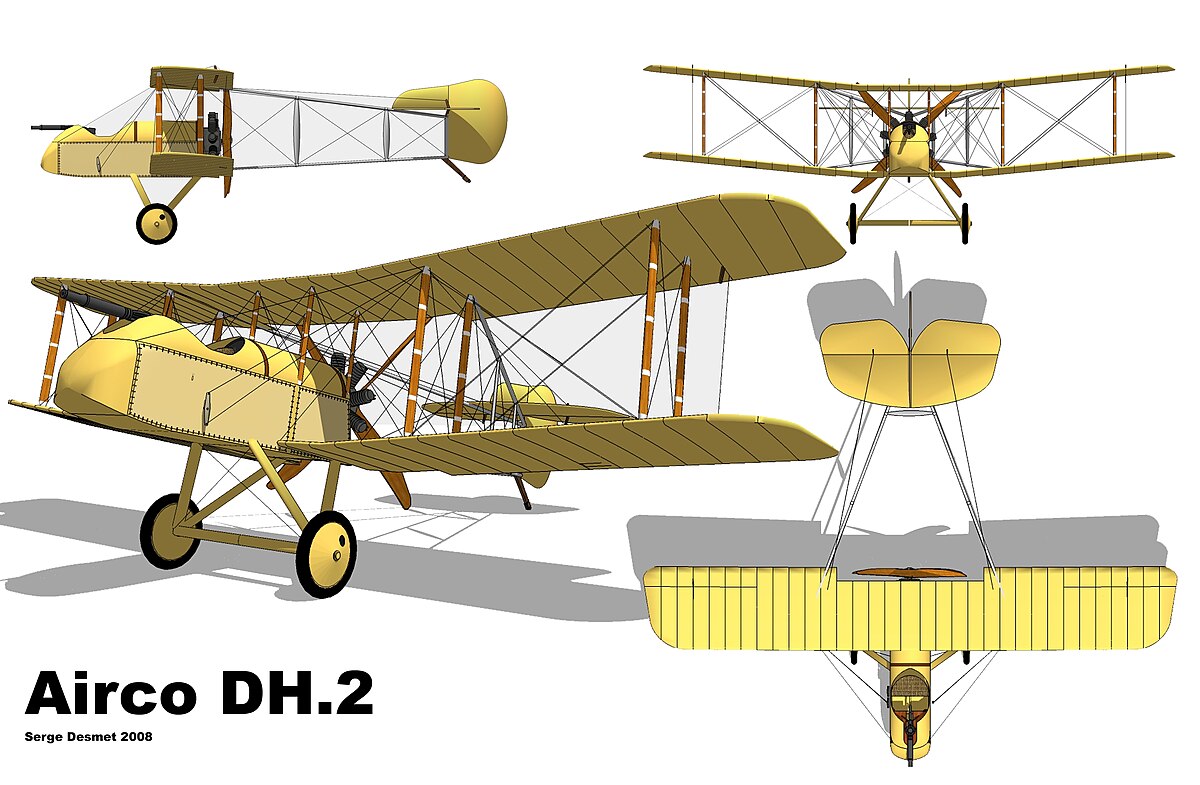 Airco DH-2 3 vues.jpg