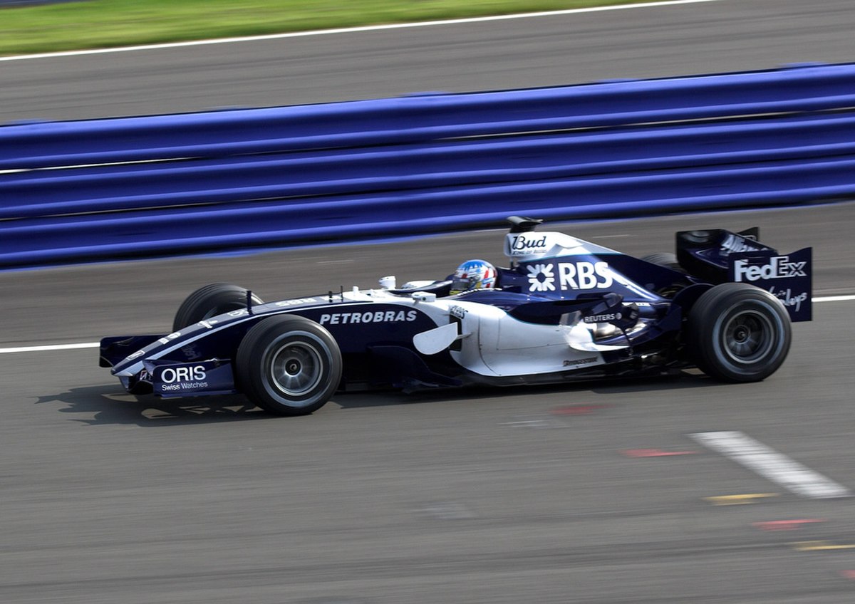 Alexander Wurz, troisième pilote de l'écurie, au volant de la FW28