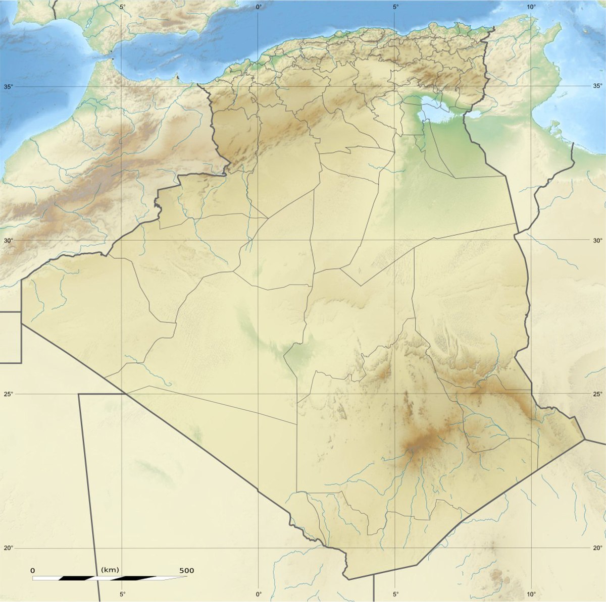 Voir la carte physique