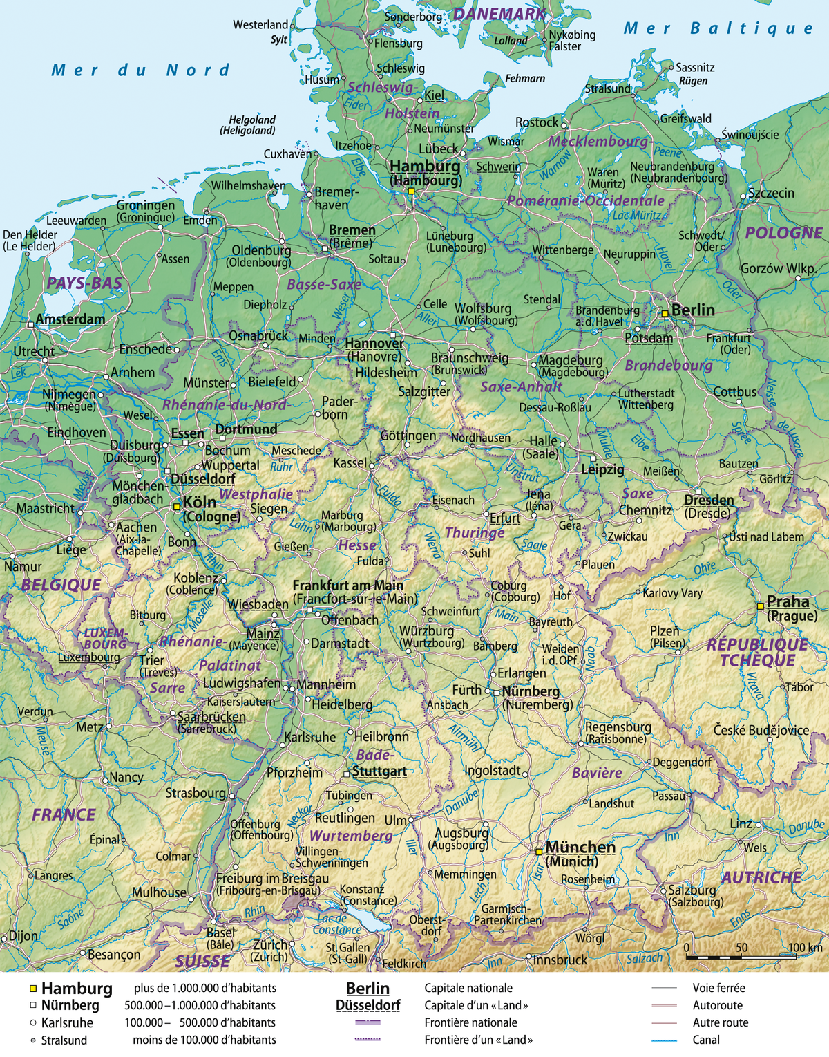 Géographie de l'Allemagne
