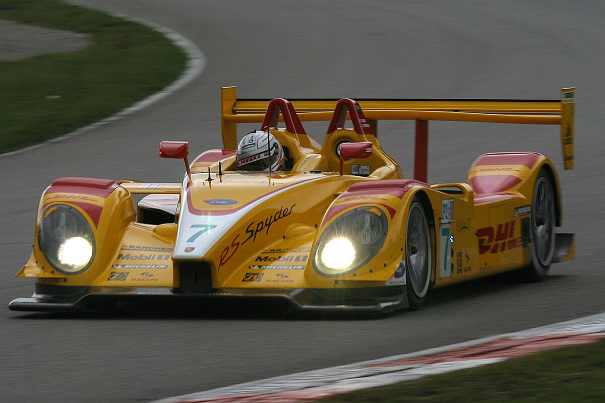 La Porsche RS Spyder du Penske Racing aux mains de Romain Dumas lors de l'American Le Mans Series 2007