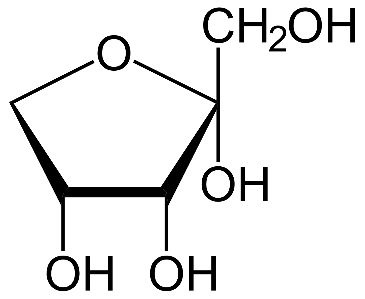 Alpha-D-Ribulofuranose.svg