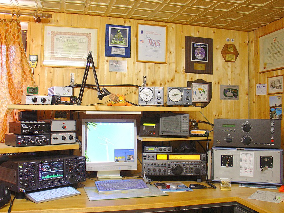 Le shack ou station d'un opérateur