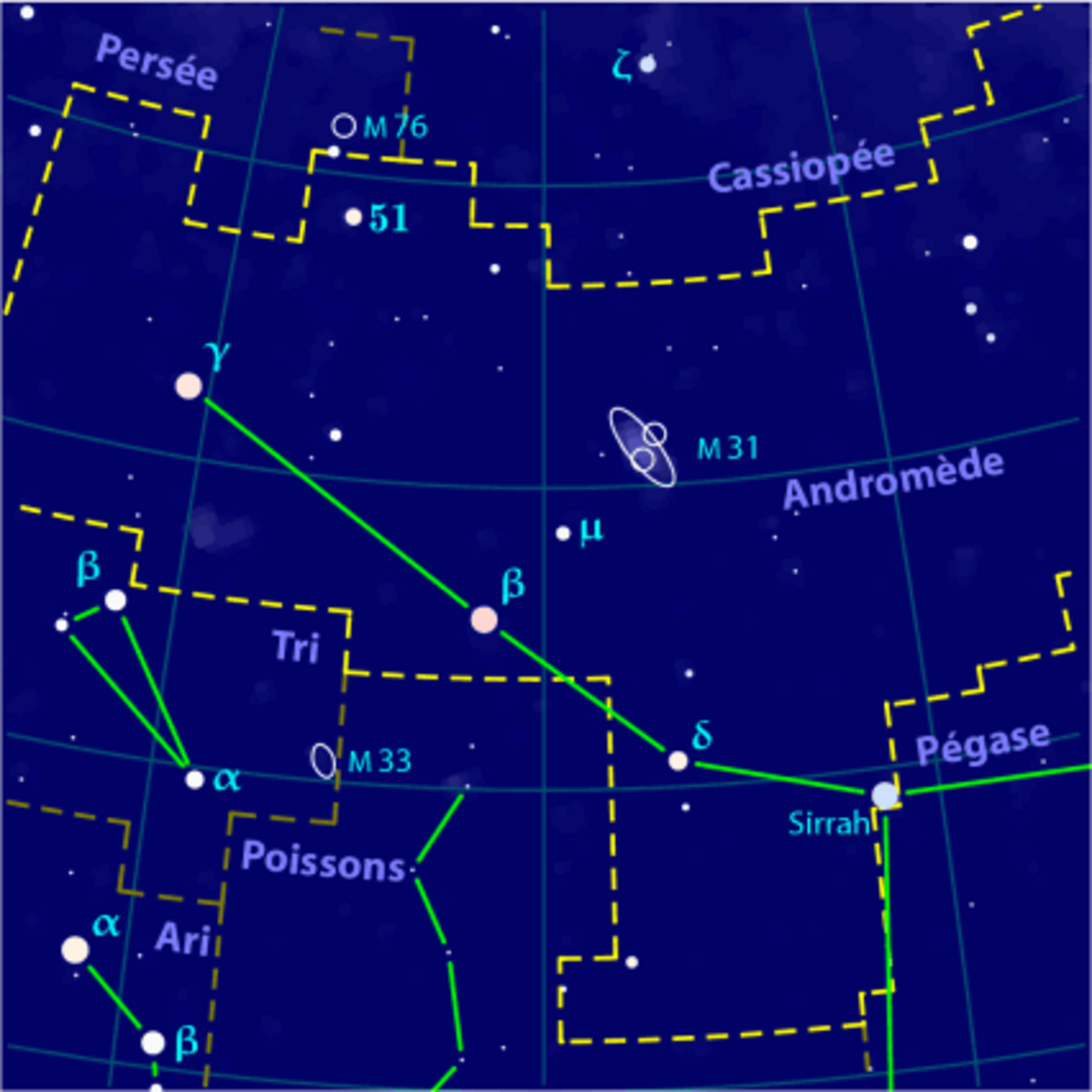 Andromède (constellation)
