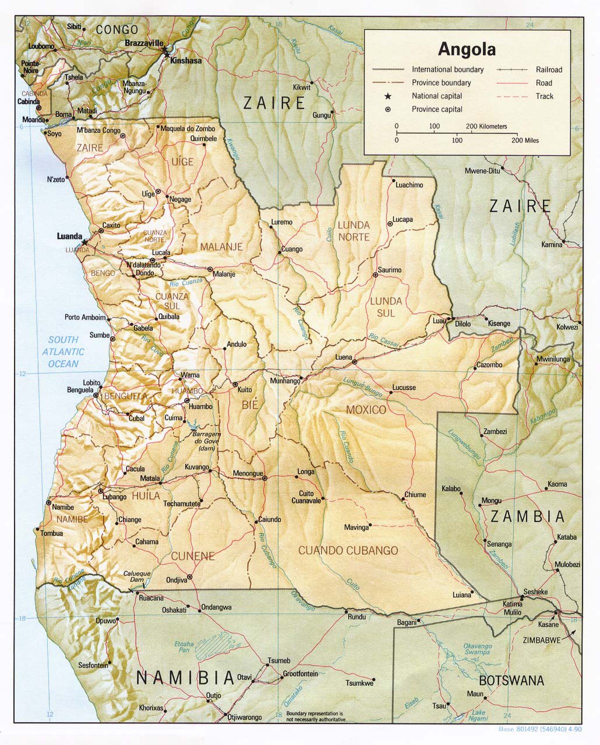 Géographie de l'Angola