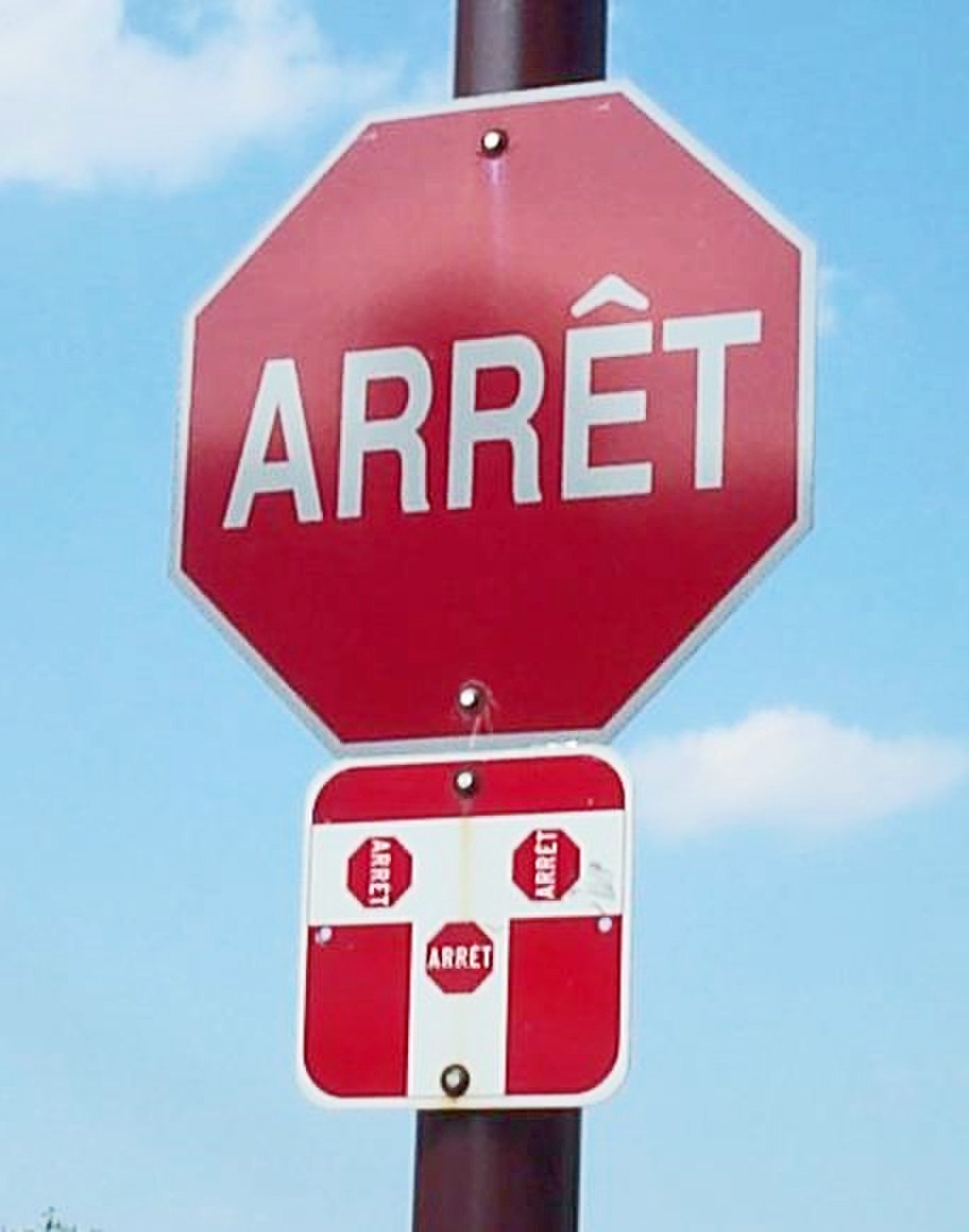 Panneau stop