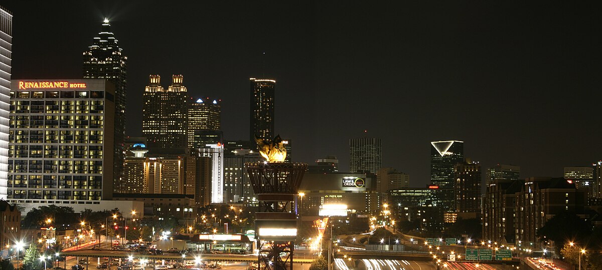 La skyline d'Atlanta