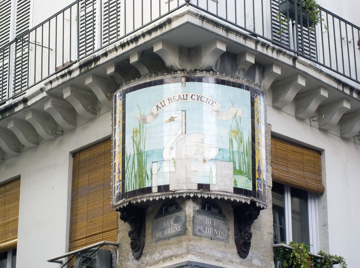 Enseigne, 127 rue Saint-Denis