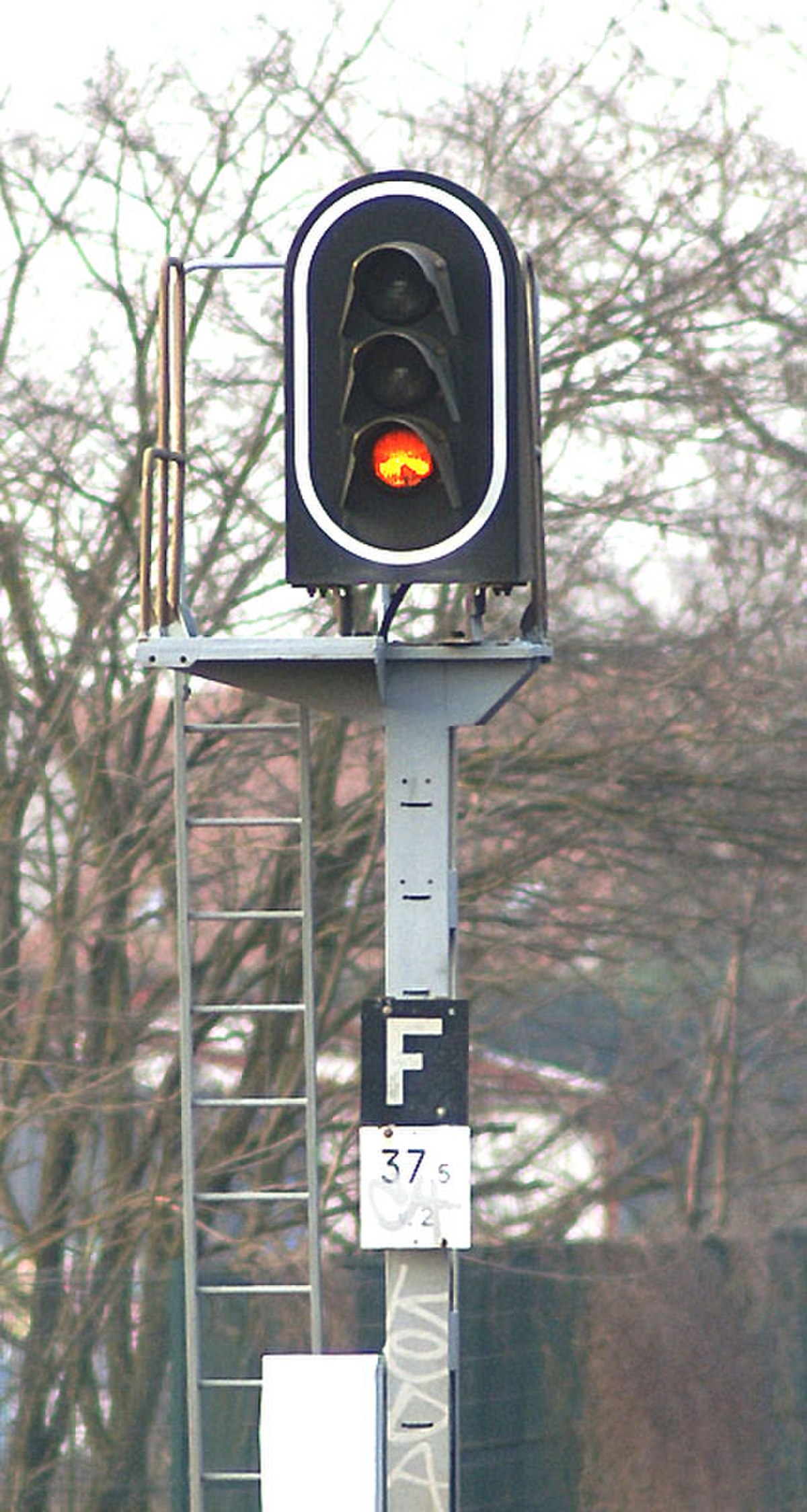 Signal indiquant l'avertissement en BAL