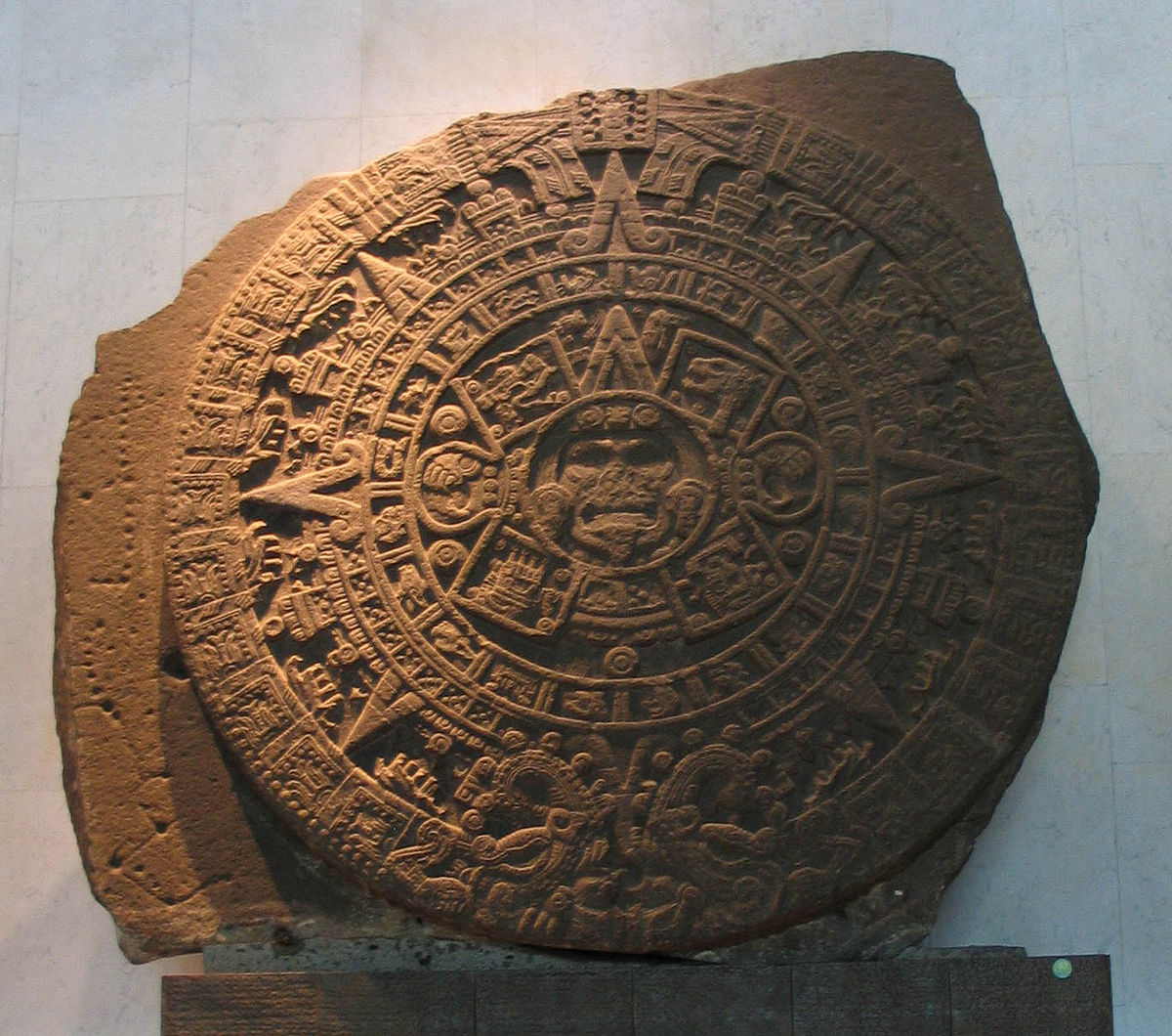 La piedra del Sol est exposée au Museum achéologique de Mexico