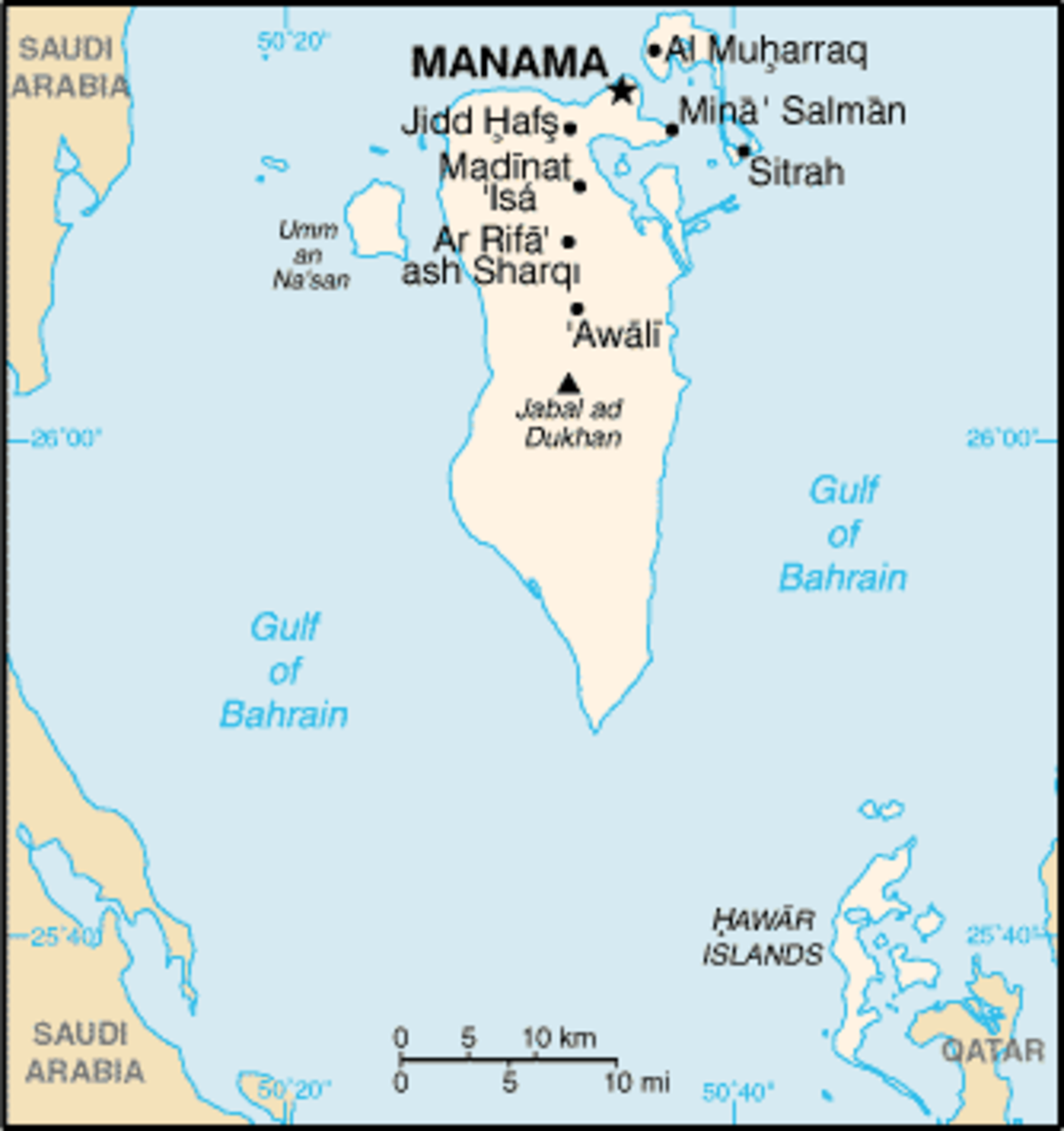 Géographie du Bahreïn