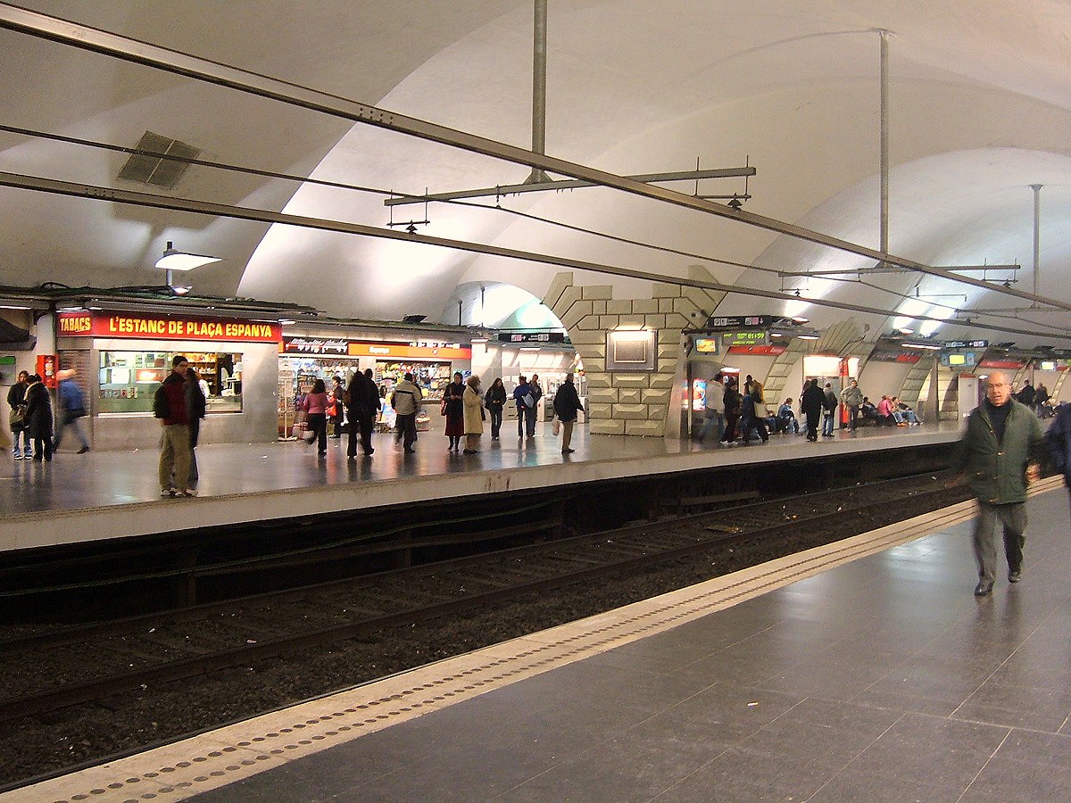 La station plaça Espanya