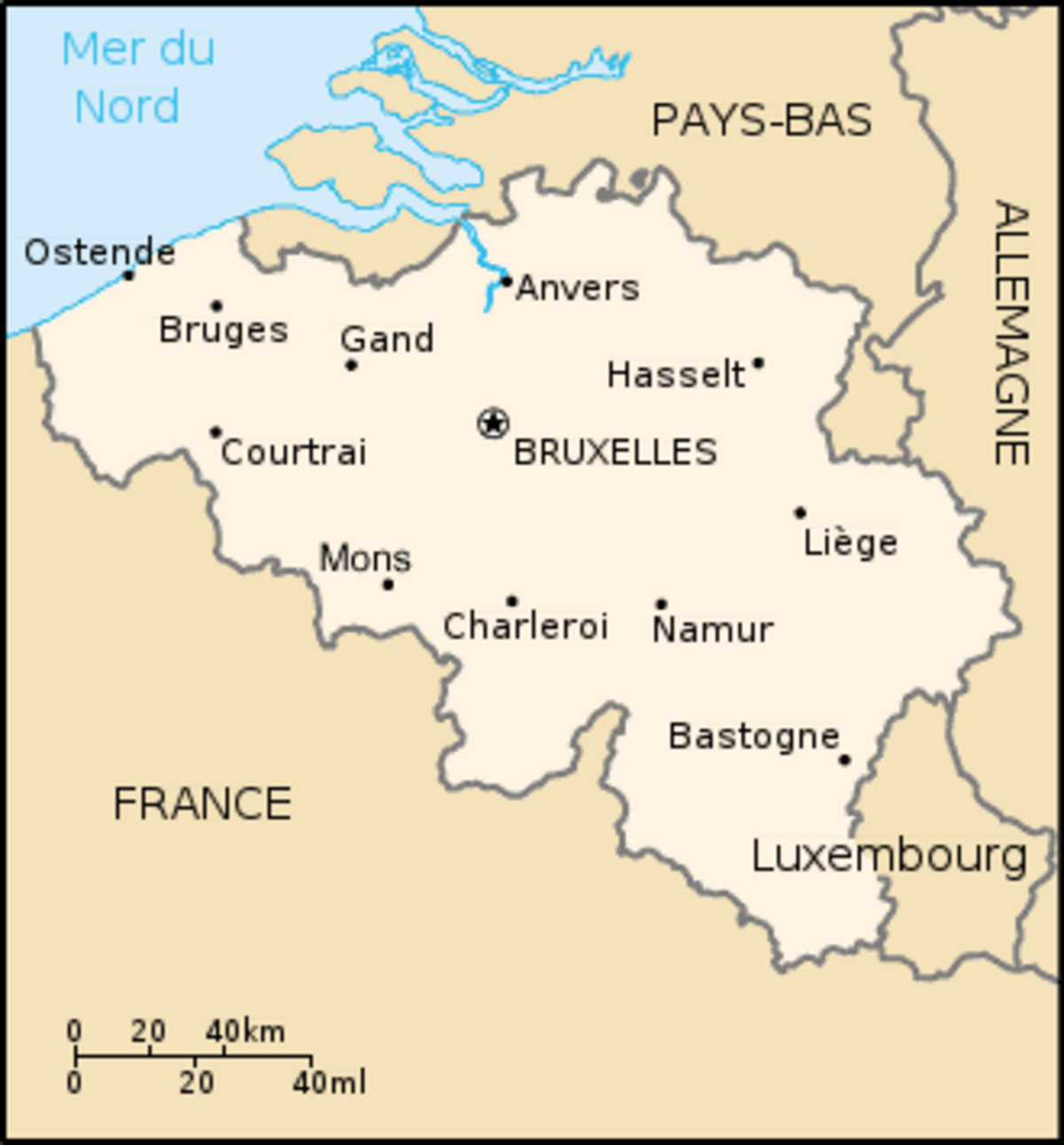 Géographie de la Belgique