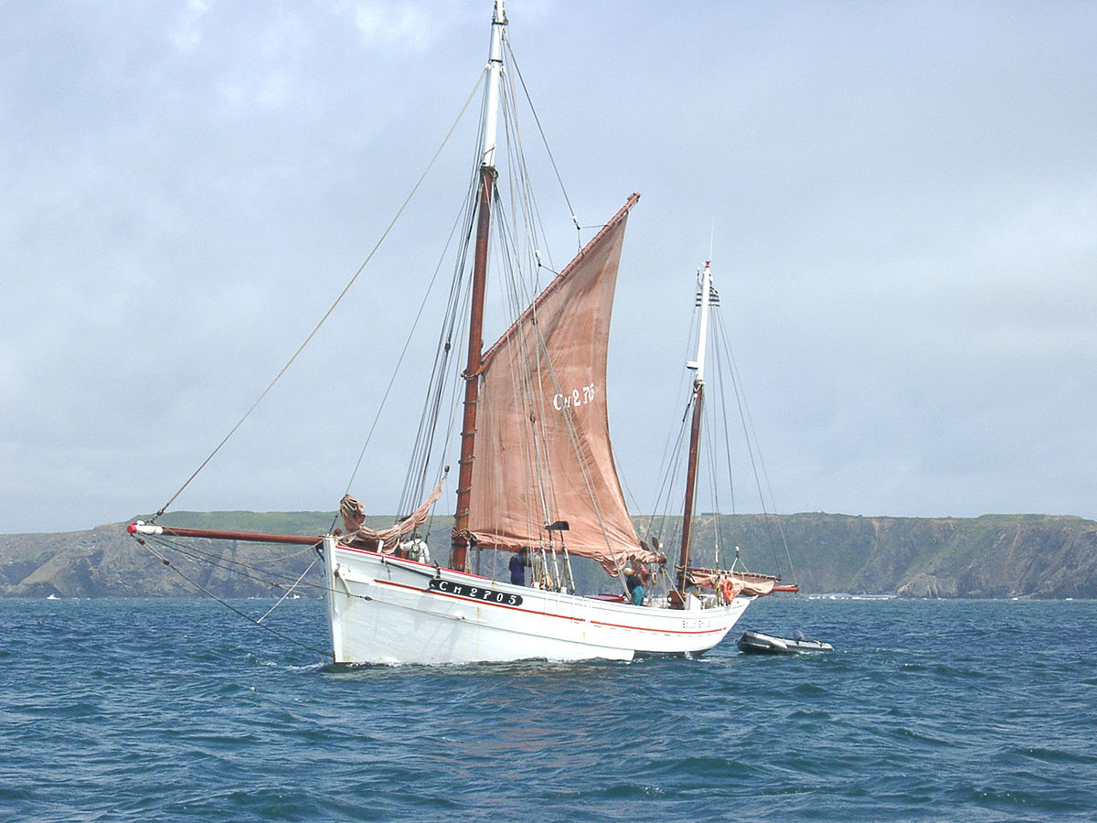 La Belle Etoile, réplique d'un dundee langoustier de Camaret de 18 mètres