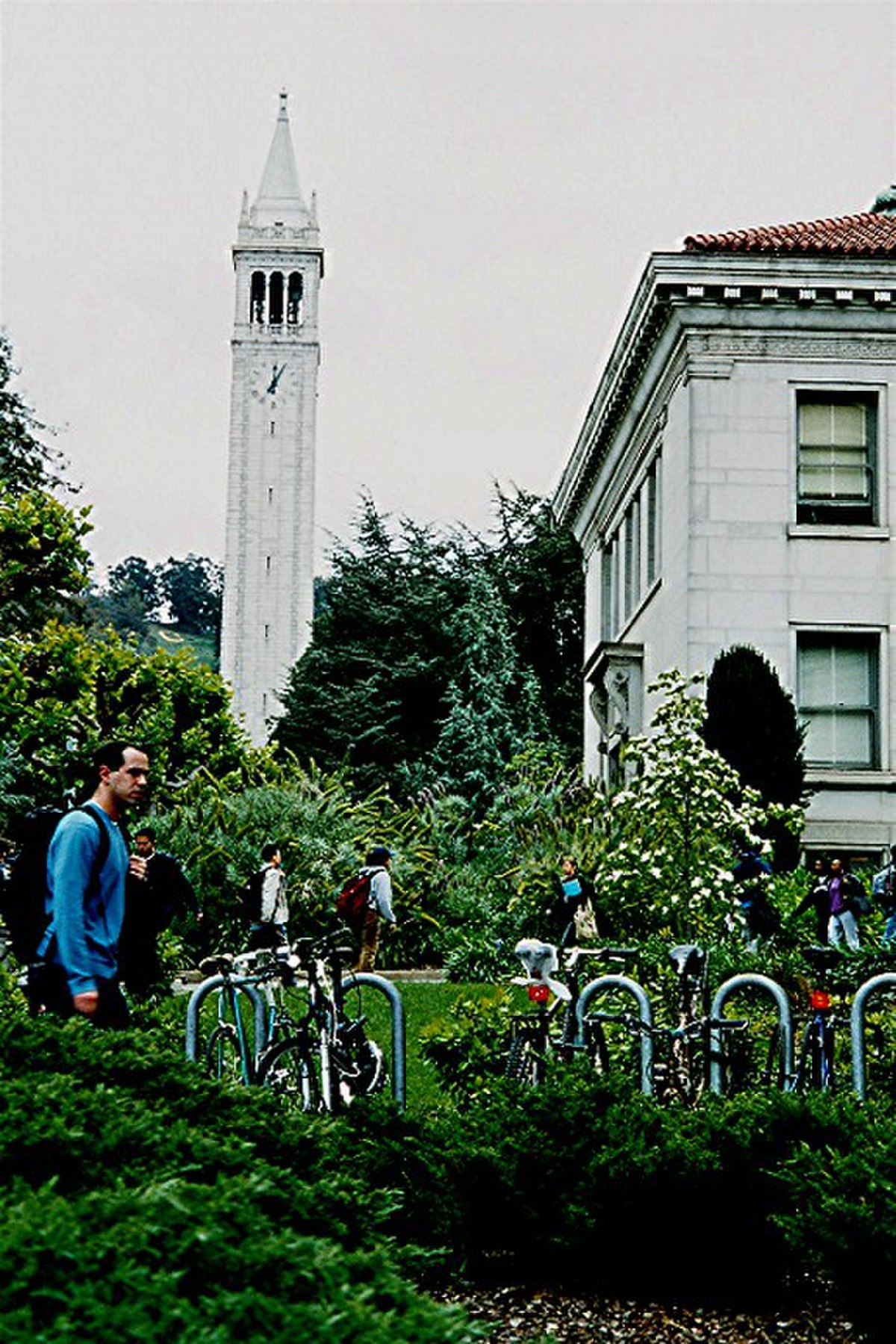 Campanile du campus : la Sather Tower dont l'architecture s'inspire du campanile de la place Saint-Marc à Venise