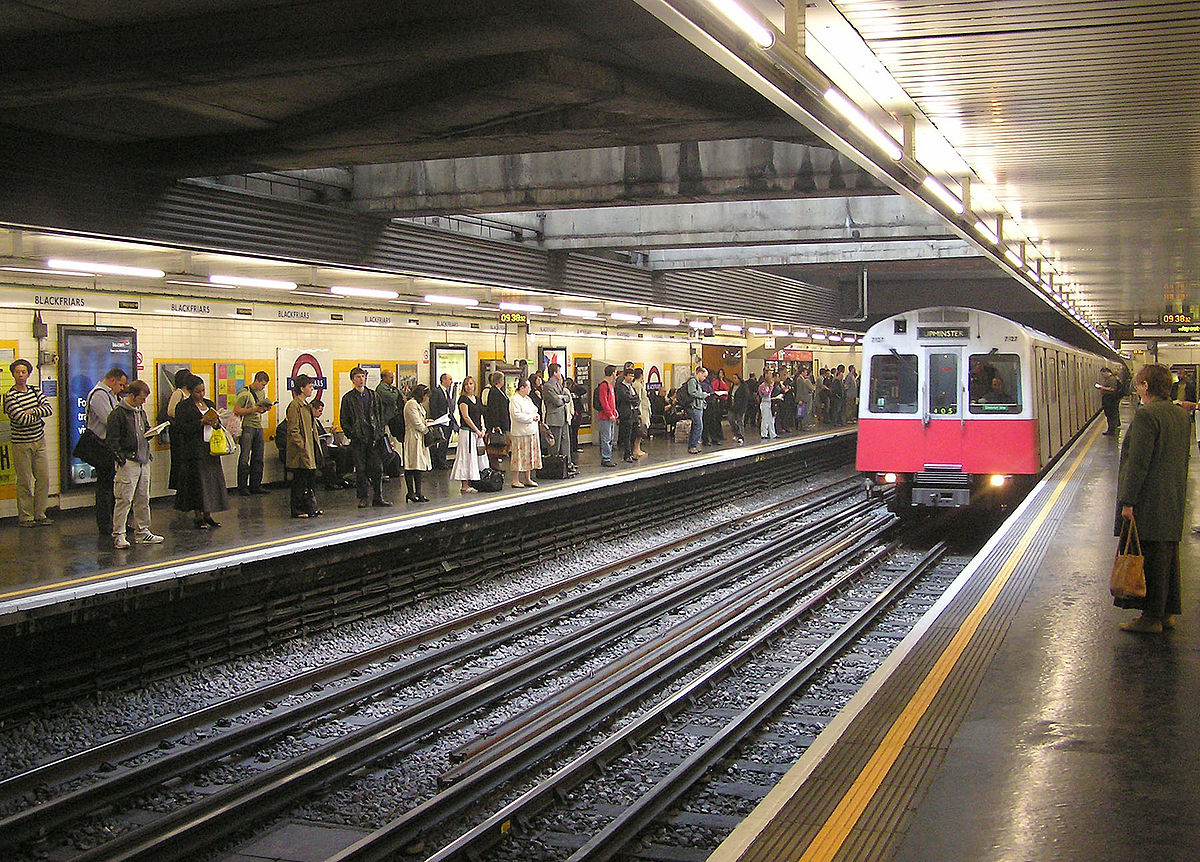 La station Blackfriars.