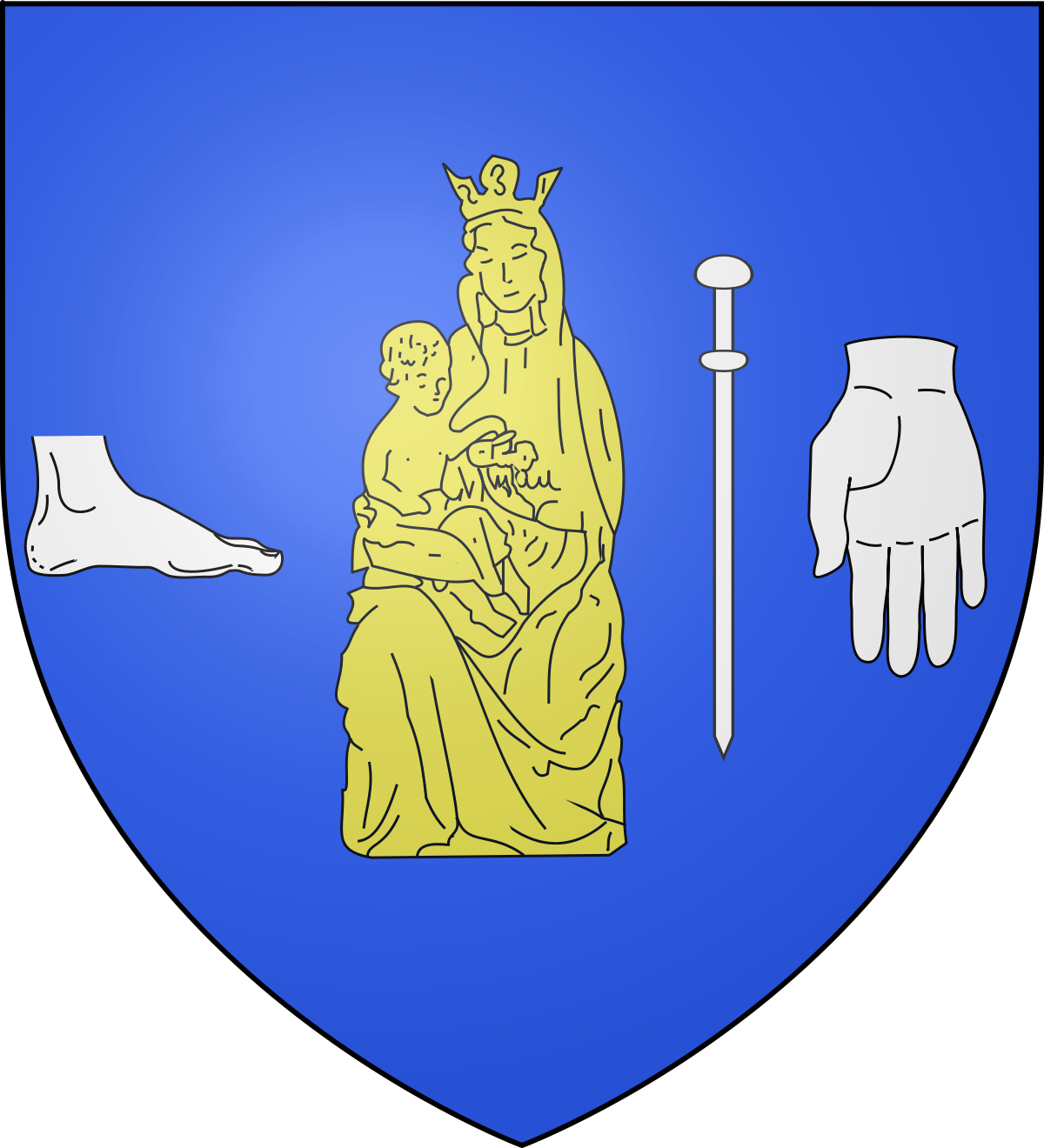 Blason de l'abbaye de Moncé