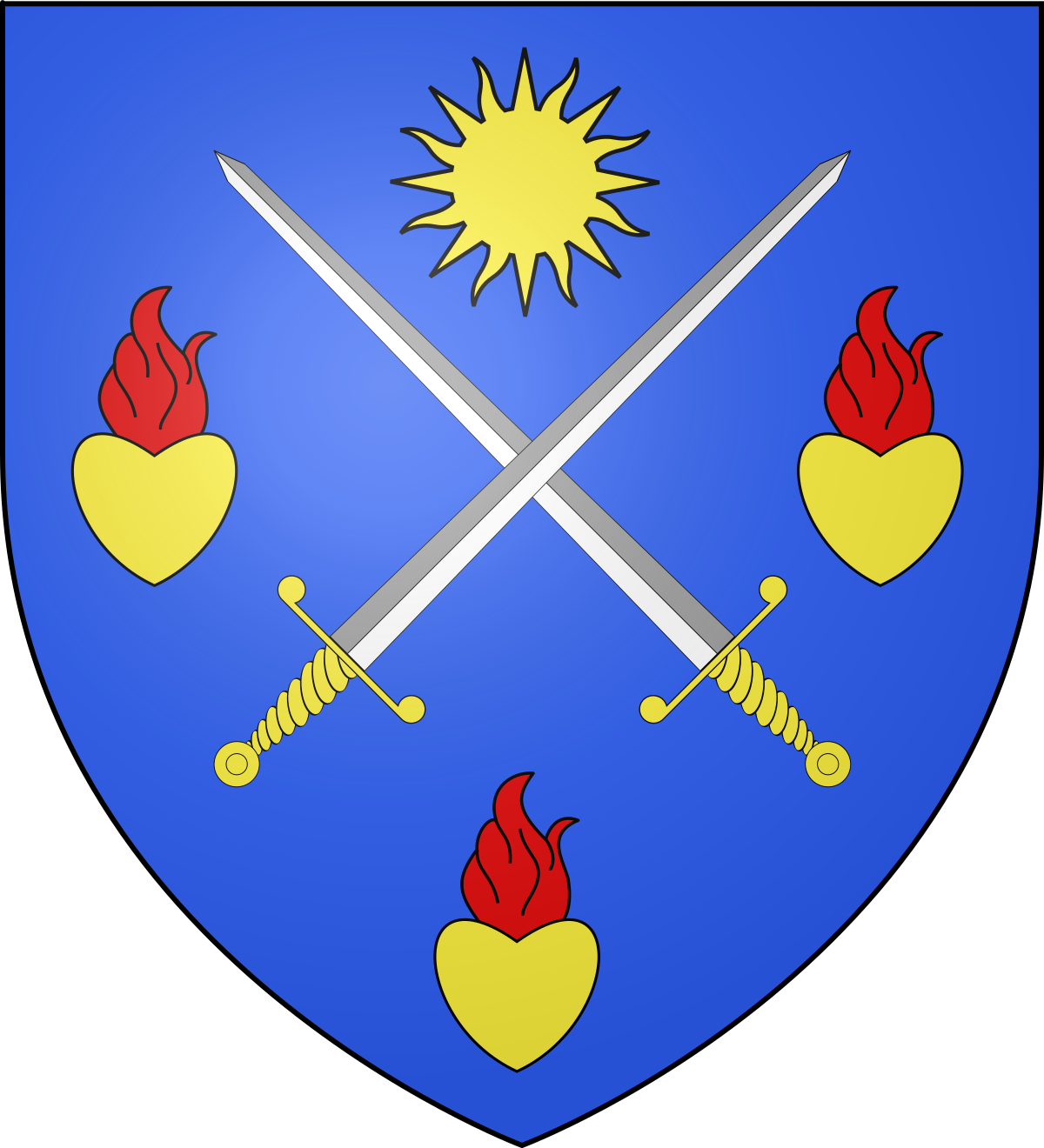 Blason Jean-Baptiste Berthier (1721-1804).svg