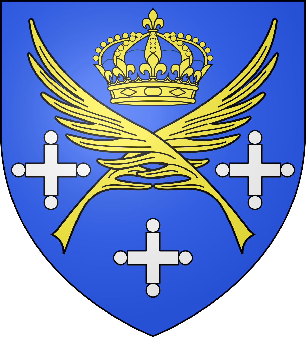 Blason ville fr Saint-Étienne (Loire).svg