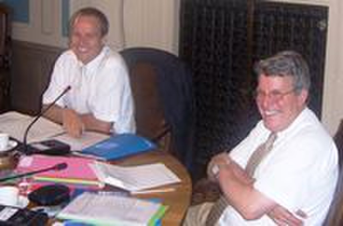 Eckart Würzner, Maire d'Heidelberg (DE) & Gérard Magnin, Délégué général d'Énergie-Cités